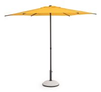 Umbrela pentru gradina / terasa Samba, Bizzotto, Ø 270 cm, stalp Ø 38 mm, otel/poliester, galben mimosa